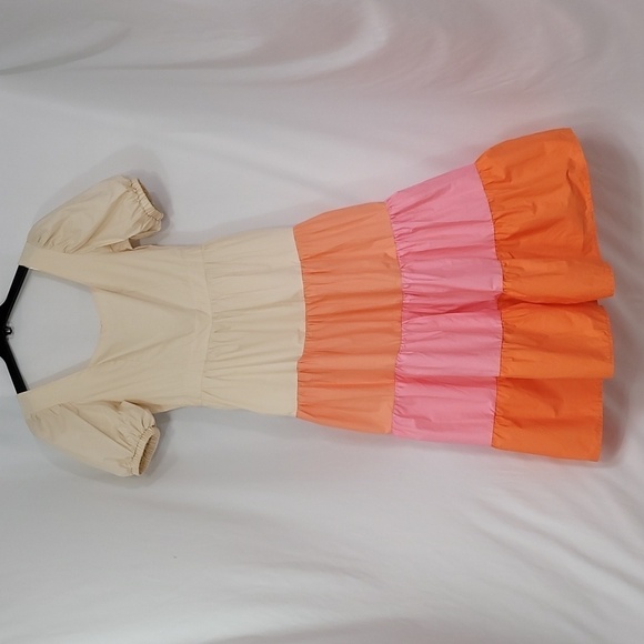 ENGLISH Factory Colorblock Midi Dress - Picture 15 of 15